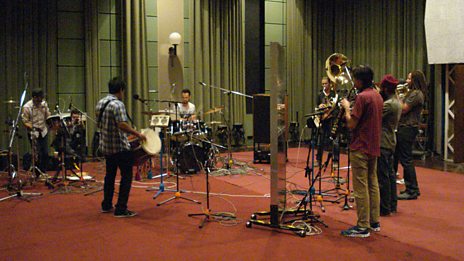 Red Baraat in Session for World on 3