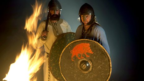 Viking and Scots warriors featured in the Last Battle of the Vikings