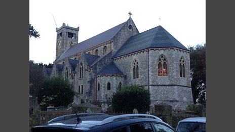 Recording the BBC Radio Solent carol concert at St Mary's in Cowes