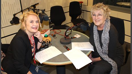 Germaine Greer and Sarah Walker
