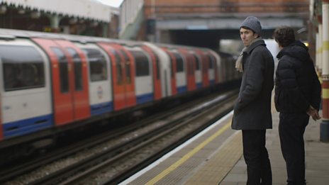 Alastair visits Chigwell station with Mark Wallinger