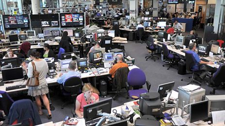 BBC newsroom