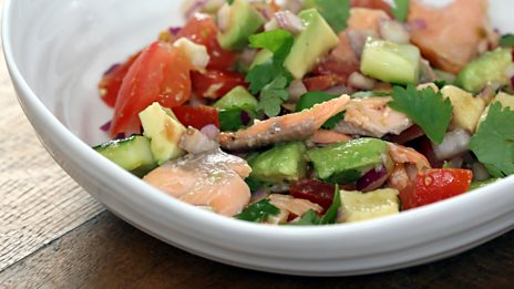 Smoked trout salsa
