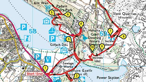 Weatherman Walking map