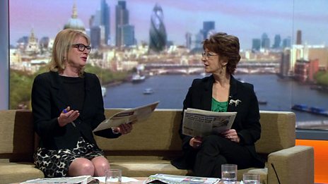 Ann Treneman and Maureen Lipman