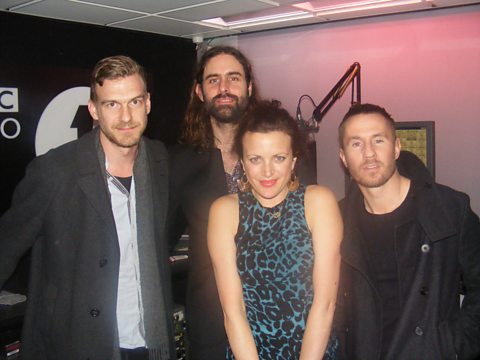 Miike Snow came in with a special delivery for Annie Mac