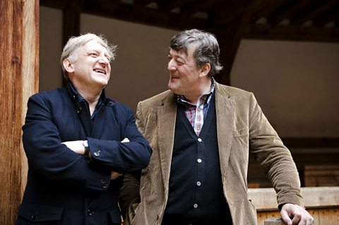 Stephen Fry and Simon Russell-Beale at The Globe Theatre 