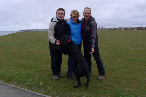 Barry, Clare, Paul and Bonzo