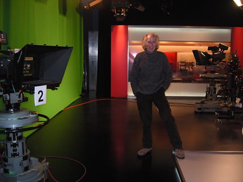 Terry in the old Animal Magic studio (now the home of a BBC local news prog)