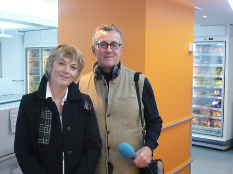 Simon Parkes with Christine Declerq