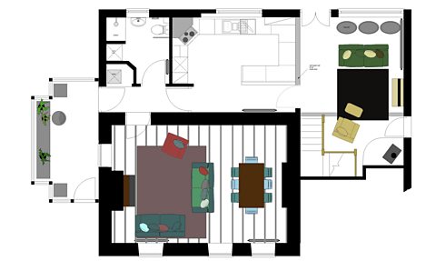Ground floor after