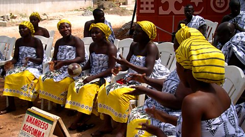 Recording the Amaneresu Cultural Ensemble in Kumasi