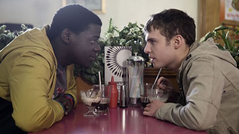 Mac (Daniel Kaluuya) and Paul (Iain De Caestecker)