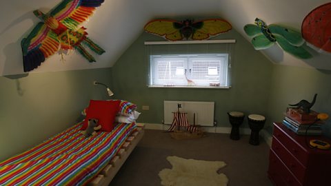 AFTER: CASPER'S NEW BEDROOM IN THE LOFT 