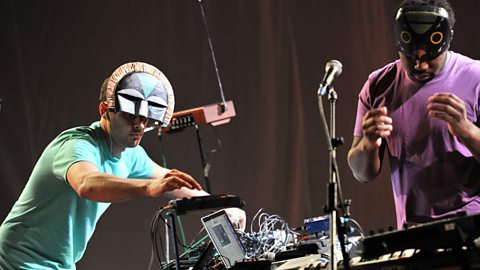 SBTRKT perform live at Maida Vale