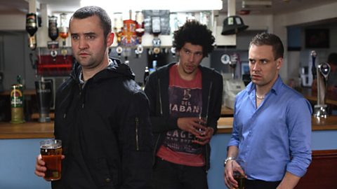 EDDIE MOTTRAM (DANIEL MAYS), DARREN NUNN (JOEL FRY), Glen Smithfield (NICK BLOOD)