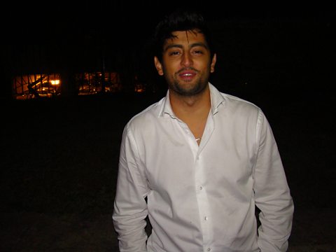 Presenter Harris who has a number of friends with two wives.
