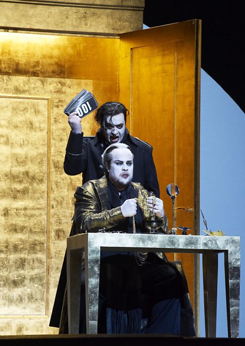 Herbert Lippert (The Officer) and Juha Uusitalo (Cardillac)
