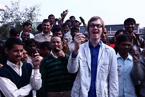 Alex visits Nokia in India 