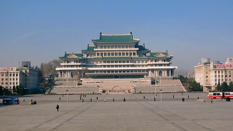 Grand People's Study House, taken from Kim Il Sung Square
