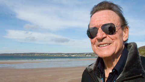 Jack Bruce on the beach near Gairloch, Wester Ross