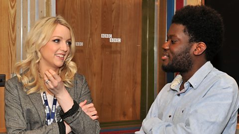 Michael Kiwanuka dropped in for a chat