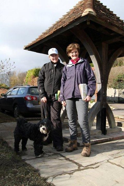 Clare and Archie with Dame Fiona Reynolds