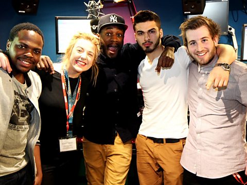 Twin B meets the Radio 1 and 1Xtra interns