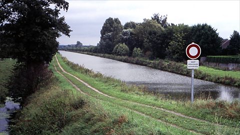 The Sambre-Oise Canal where Owen died (Photo Credit: Simon Patterson)