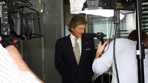 Between takes