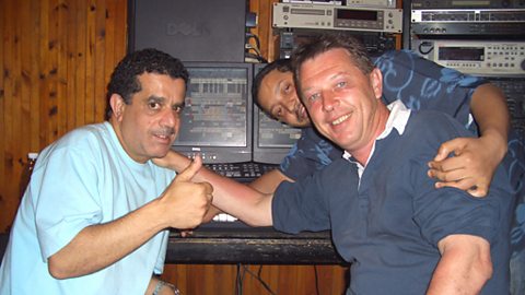 Andy with houari benchenet (left) and producer Boulamar Toufiq