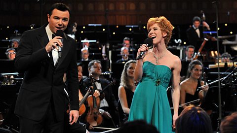 Photo: Seth MacFarlane and Anna-Jane Casey