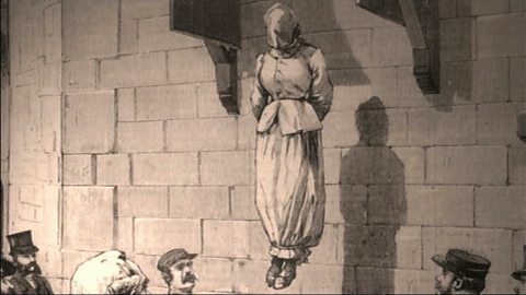 Execution in Victorian prison c.19th