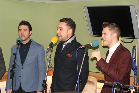 The Overtones in session