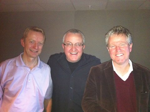 Neil Patey, Tam and Graham Spiers (Stuart was in London)