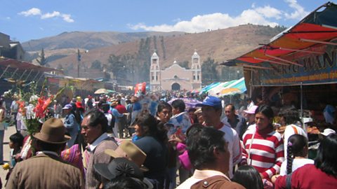 The annual festival for the Virgin of Cocharcas, Huancayo province
