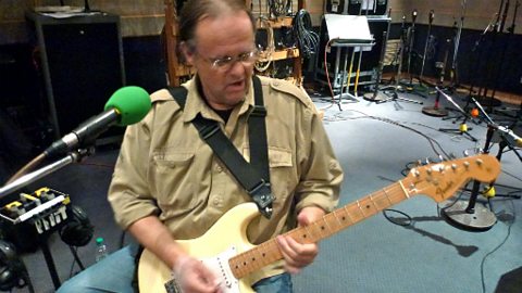 Walter Trout in session