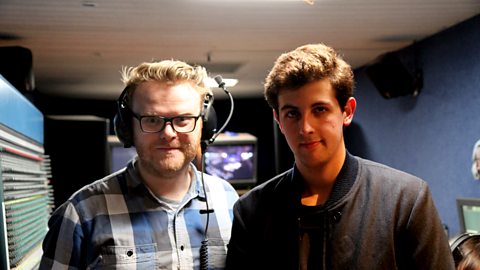 Huw with Jamie XX in Bridlington