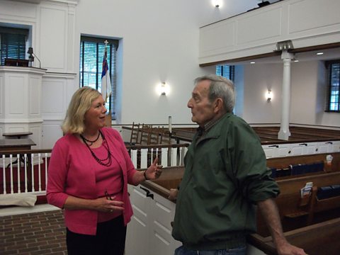 Charlene & Ronald Wickes in historic Paxton Church