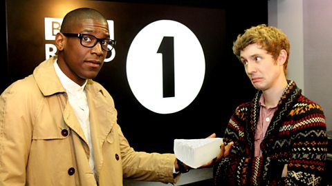 Labrinth & Matt Edmondson with some APOLOcheese (TM)