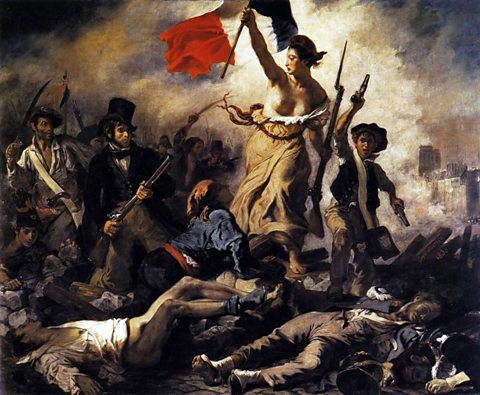 LIBERTY LEADING THE PEOPLE BY EUGENE DELACROIX