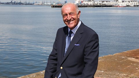 Len at Southampton docks
