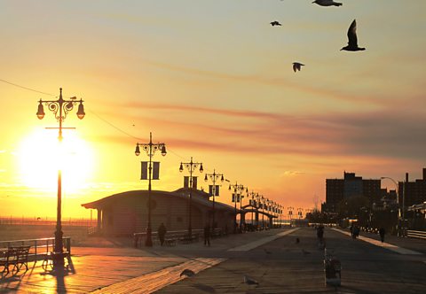 Sunset on Coney Island