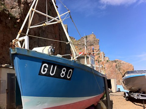Fishing Boat in Sark