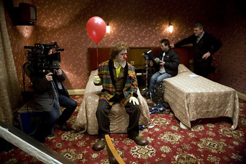 Filming on set with a surprising addition to the cast 