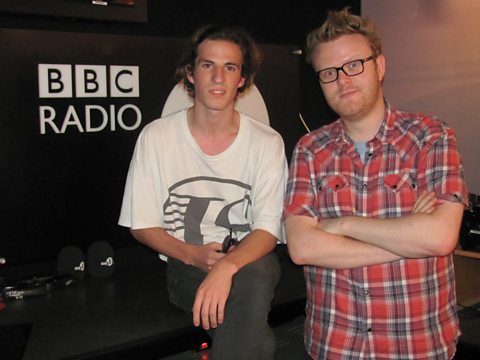 Huw with Austin from Swim Deep