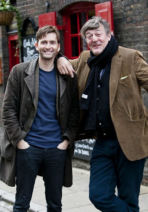 Stephen Fry and David Tennant