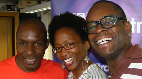 DJ Edu with Wanjiru & Sahr from FELA 