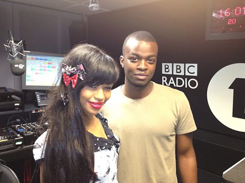 Sarah-Jane with George the Poet