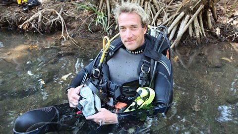 Ben Fogle Swimming with Crocodiles